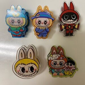 Labubu Decorative Planner Clamp Clip